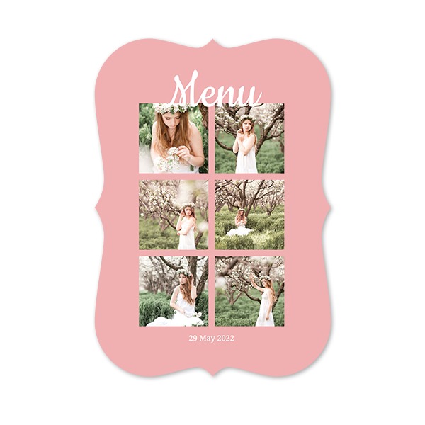 Single Card with brackets Portrait 10 x 14,3 cm