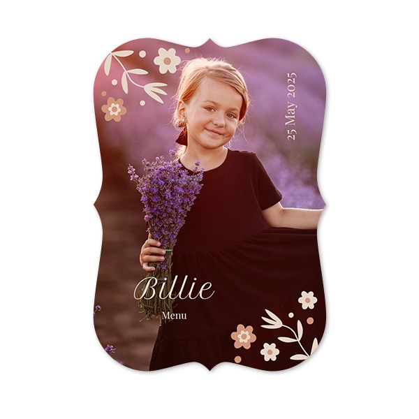 Single Card with brackets Portrait 10 x 14,3 cm