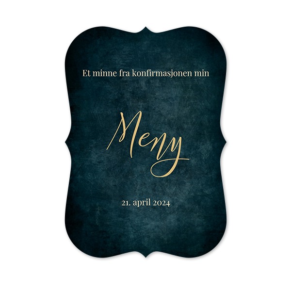 Enkle Fotokort med spisse kanter stående 10 x 14,3 cm