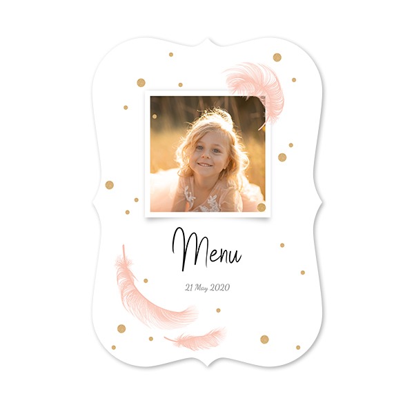 Single Card with brackets Portrait 10 x 14,3 cm