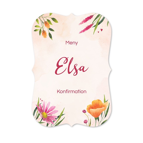 Enkla Fotokort med spetskant Stående 10 x 14,3 cm