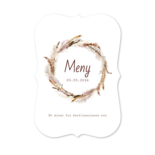 Enkle Fotokort med spisse kanter stående 10 x 14,3 cm