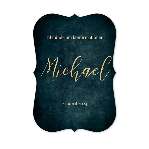 Enkle Fotokort spidse kanter Portræt 10 x 14,3 cm