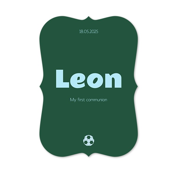 Faire-part 1 Accolades portrait 10 x 14,3 cm