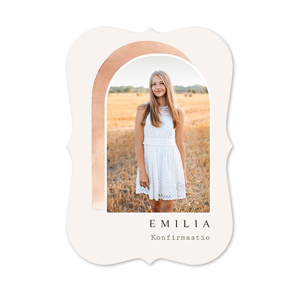 Klassiset kuvakortit aaltoreunoilla Pysty 10 x 14,3 cm