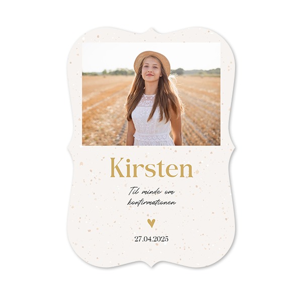 Enkle Fotokort spidse kanter Portræt 10 x 14,3 cm Enkle Fotokort spidse kanter Portræt 10 x 14,3 cm