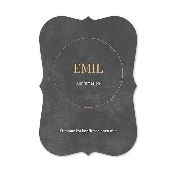 Enkle Fotokort med spisse kanter stående 10 x 14,3 cm