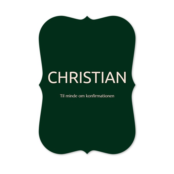 Enkle Fotokort spidse kanter Portræt 10 x 14,3 cm