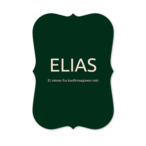 Enkle Fotokort med spisse kanter stående 10 x 14,3 cm