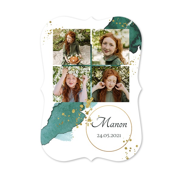 Watercolor Golden Circle