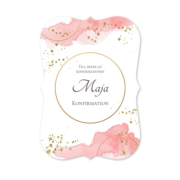 Enkla Fotokort med spetskant Stående 10 x 14,3 cm