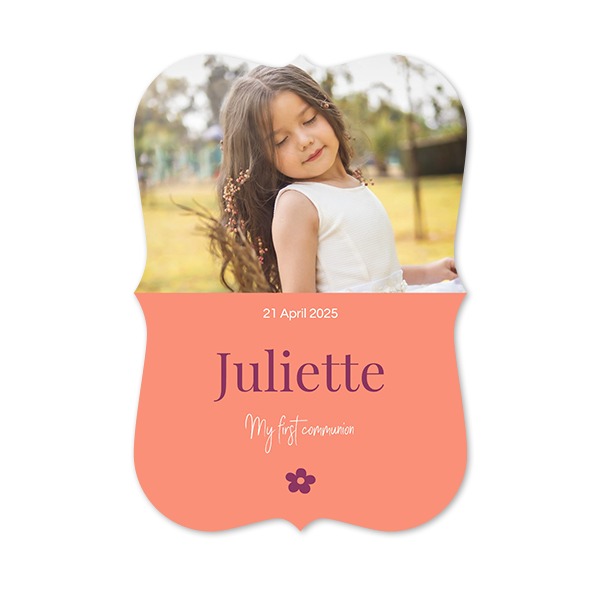 Single Card with brackets Portrait 10 x 14,3 cm