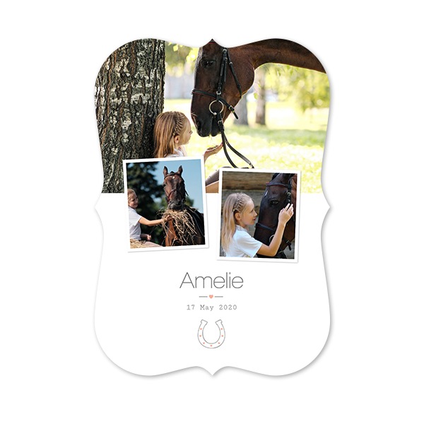 Single Card with brackets Portrait 10 x 14,3 cm Single Card with brackets Portrait 10 x 14,3 cm