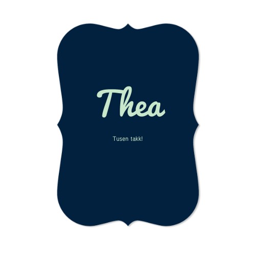 Enkle Fotokort med spisse kanter stående 10 x 14,3 cm