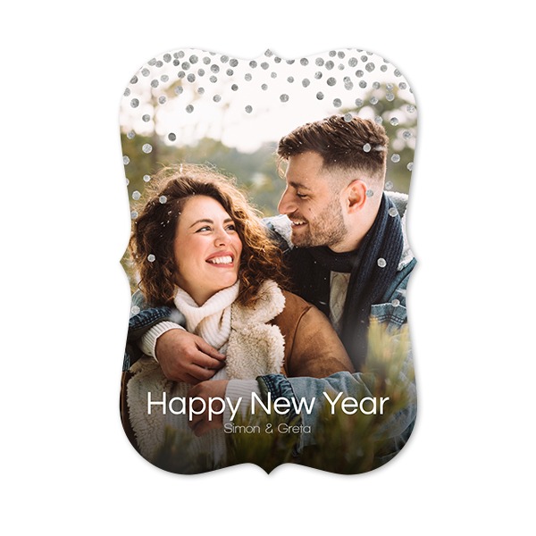 Single Card with brackets Portrait 10 x 14,3 cm