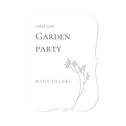 Single Card with brackets Portrait 10 x 14,3 cm