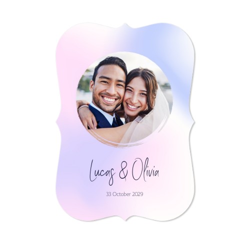 Faire-part 1 Accolades portrait 10 x 14,3 cm