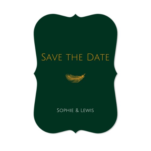 Enkle Fotokort spidse kanter Portræt 10 x 14,3 cm