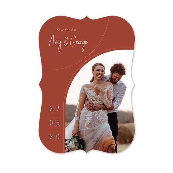 Single Card with brackets Portrait 10 x 14,3 cm