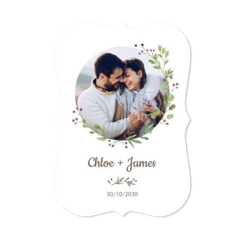 Single Card with brackets Portrait 10 x 14,3 cm