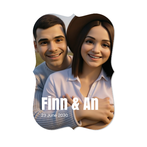 Single Card with brackets Portrait 10 x 14,3 cm Single Card with brackets Portrait 10 x 14,3 cm