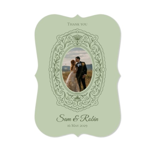 Single Card with brackets Portrait 10 x 14,3 cm