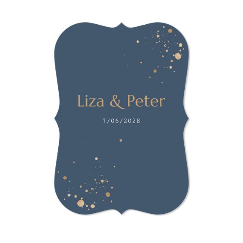 Faire-part 1 Accolades portrait 10 x 14,3 cm