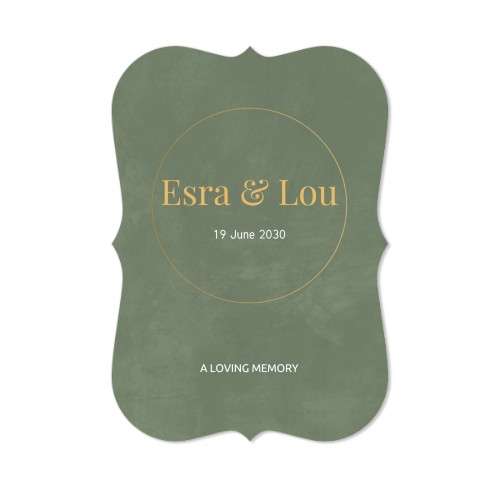 Enkla Fotokort med spetskant Stående 10 x 14,3 cm