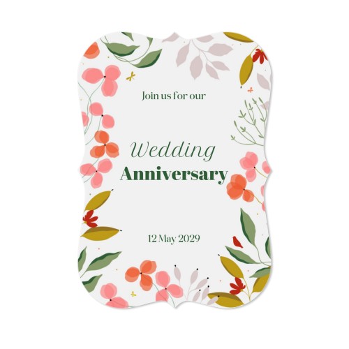 Faire-part 1 Accolades portrait 10 x 14,3 cm