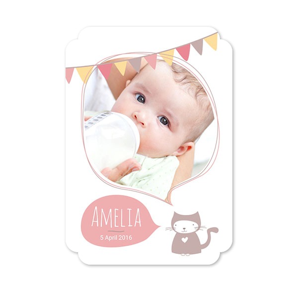 Faire-part 1 Bords nuage portrait 10 x 14,3 cm Faire-part 1 Bords nuage portrait 10 x 14,3 cm