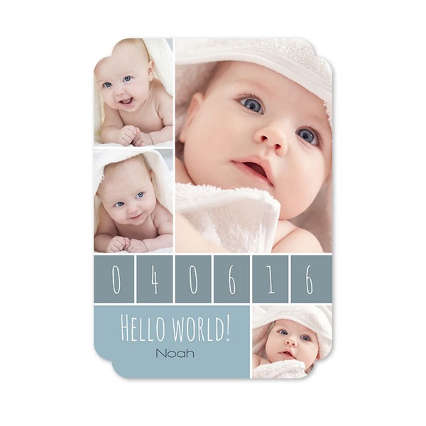 Fotokaart Wolk Verticaal 10 x 14,3 cm