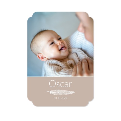 Faire-part 1 Bords nuage portrait 10 x 14,3 cm Faire-part 1 Bords nuage portrait 10 x 14,3 cm