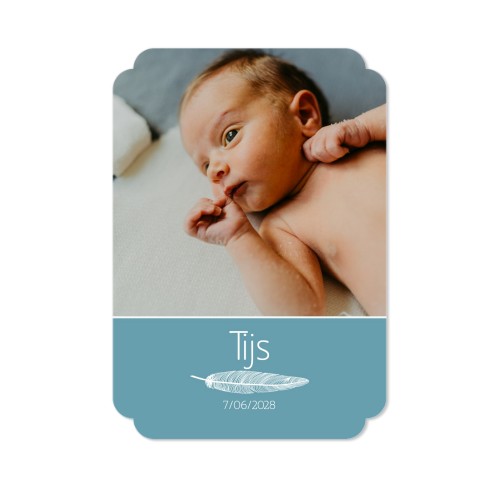 Faire-part 1 Bords nuage portrait 10 x 14,3 cm Faire-part 1 Bords nuage portrait 10 x 14,3 cm