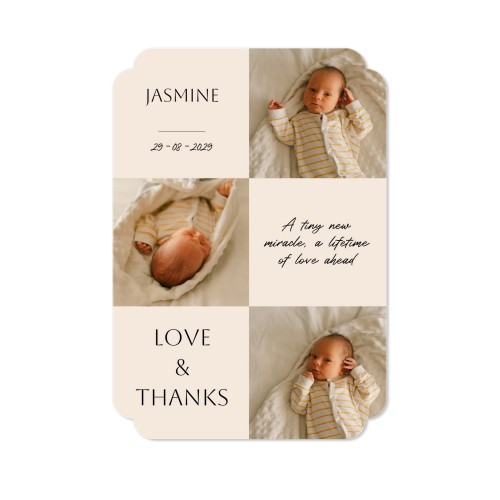 Faire-part 1 Bords nuage portrait 10 x 14,3 cm Faire-part 1 Bords nuage portrait 10 x 14,3 cm