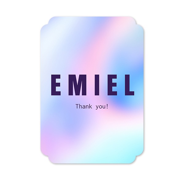 Single Card Double Rounded Vertical 10 x 14,3 cm