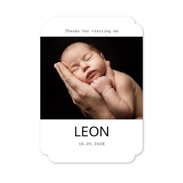 Single Card Double Rounded Vertical 10 x 14,3 cm