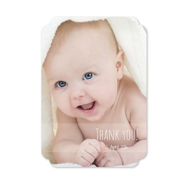 Enkle Fotokort dobbel avrunding stående 10 x 14,3 cm