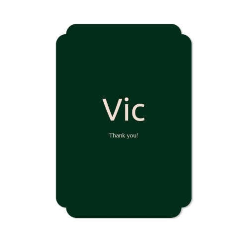 Single Card Double Rounded Vertical 10 x 14,3 cm