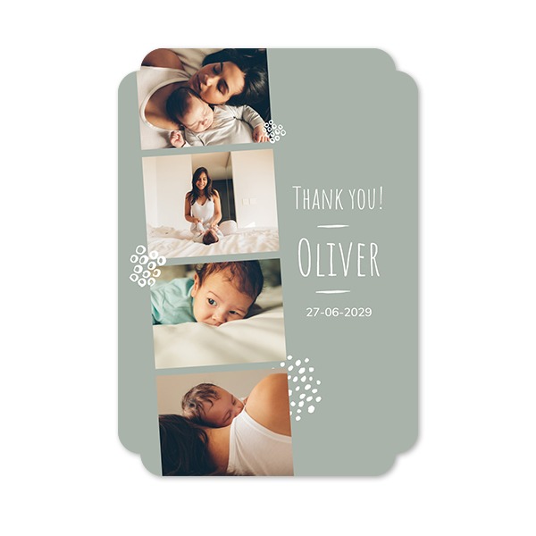 Single Card Double Rounded Vertical 10 x 14,3 cm