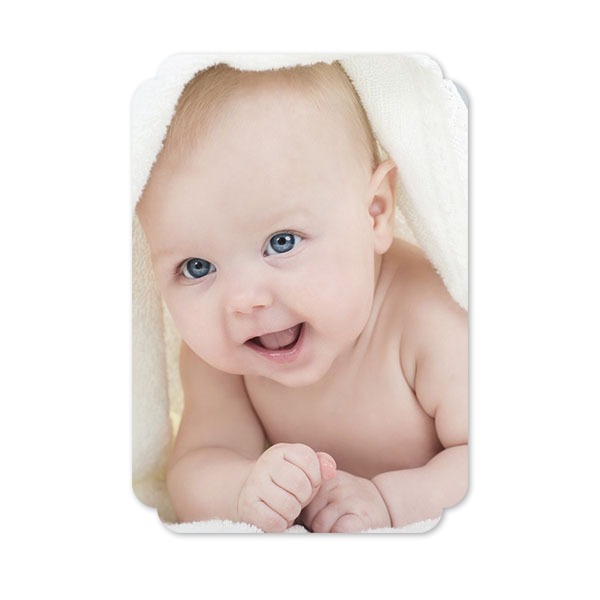 Grusskarte - Runde Ecken Hochformat 10 x 14,3 cm