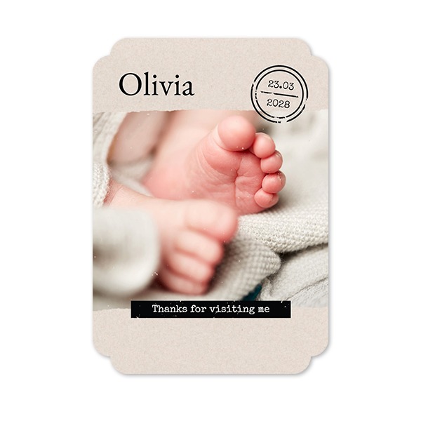 Single Card Double Rounded Vertical 10 x 14,3 cm