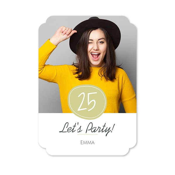 Single Card Double Rounded Vertical 10 x 14,3 cm