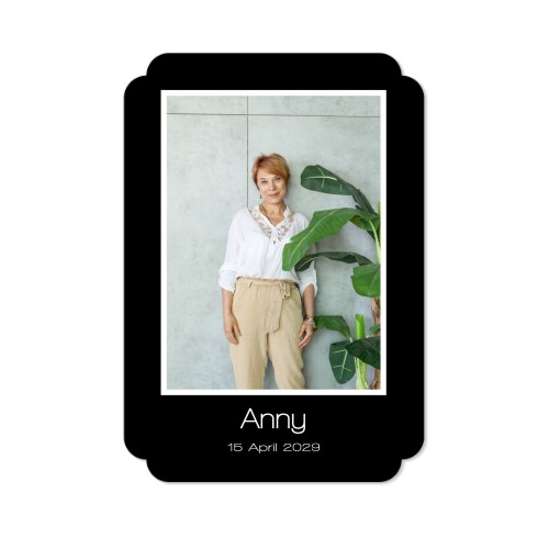 Grusskarte - Runde Ecken Hochformat 10 x 14,3 cm