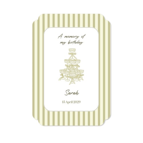 Single Card Double Rounded Vertical 10 x 14,3 cm