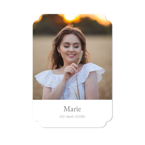 Single Card Double Rounded Vertical 10 x 14,3 cm Single Card Double Rounded Vertical 10 x 14,3 cm