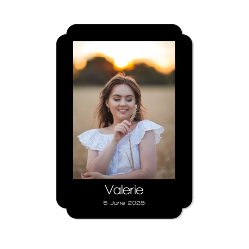 Faire-part 1 Bords nuage portrait 10 x 14,3 cm Faire-part 1 Bords nuage portrait 10 x 14,3 cm