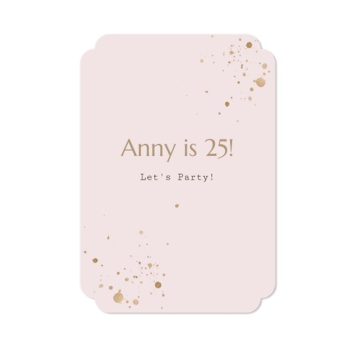Faire-part 1 Bords nuage portrait 10 x 14,3 cm