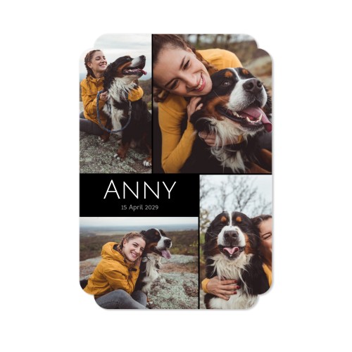 Single Card Double Rounded Vertical 10 x 14,3 cm