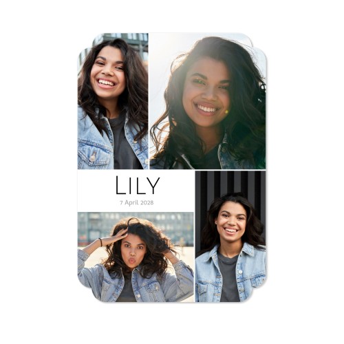 Minimalistisk fotokollage