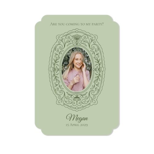 Grusskarte - Runde Ecken Hochformat 10 x 14,3 cm